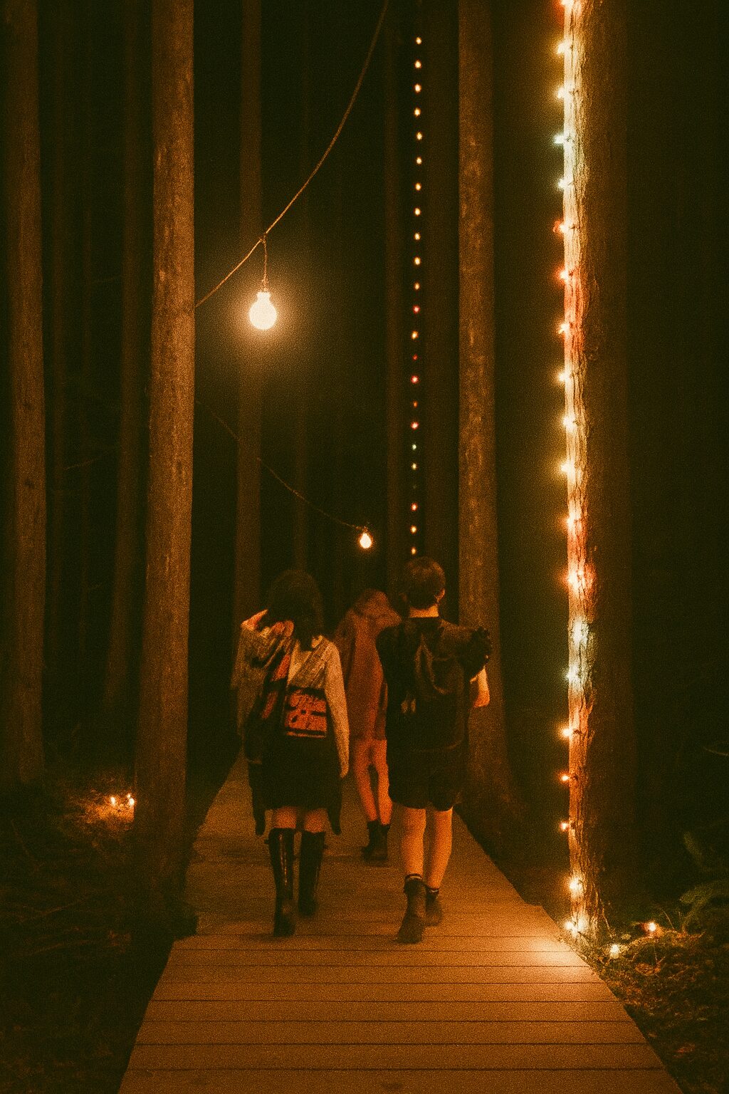 FESガイド：森のライトアップとナイトウォーク