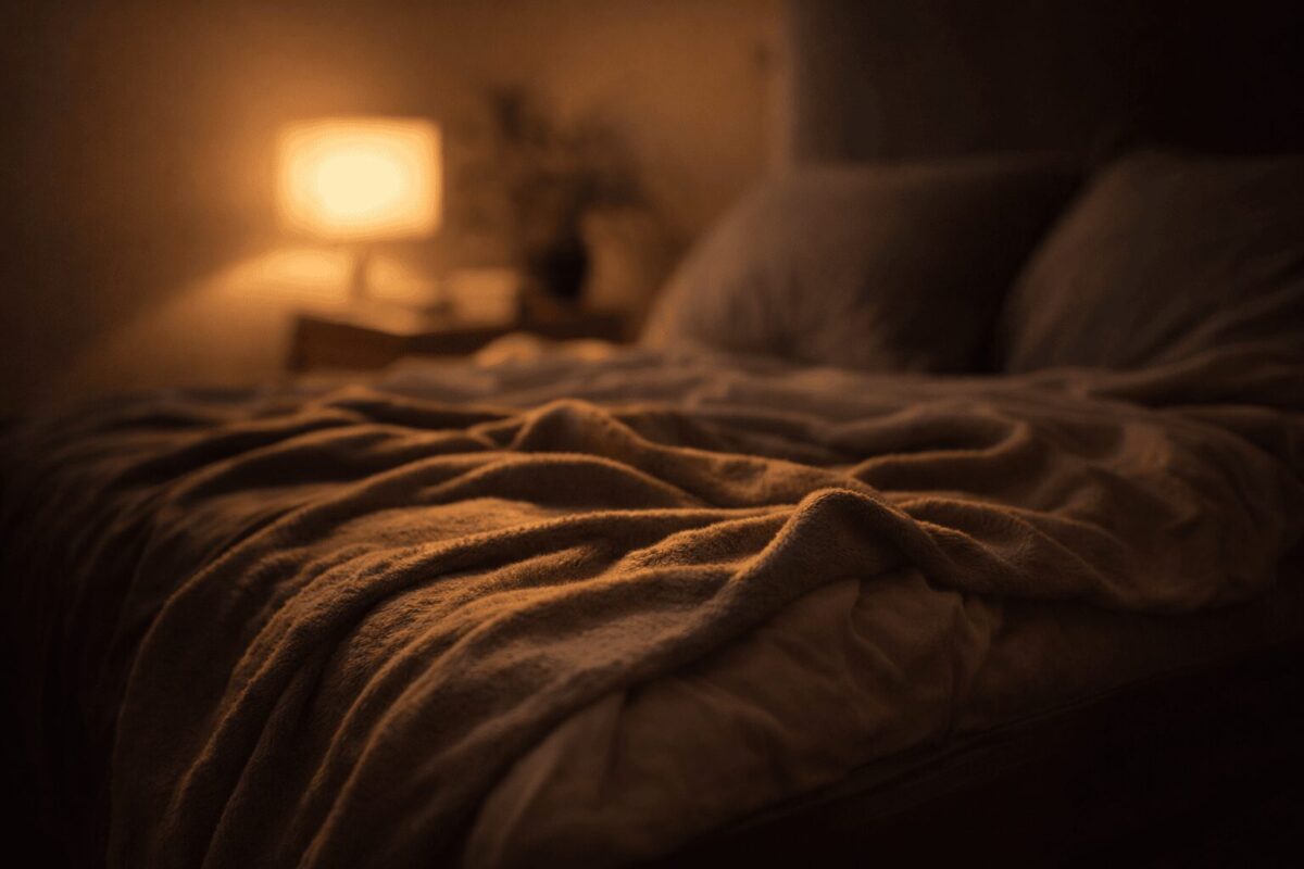 夜に一日を区切るための静かな時間のイメージ